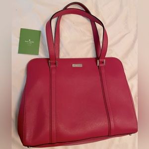 Red Kate spade tote